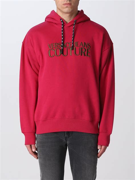 felpa versace camouflage rossa